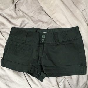 Sold Preppy black dress shorts